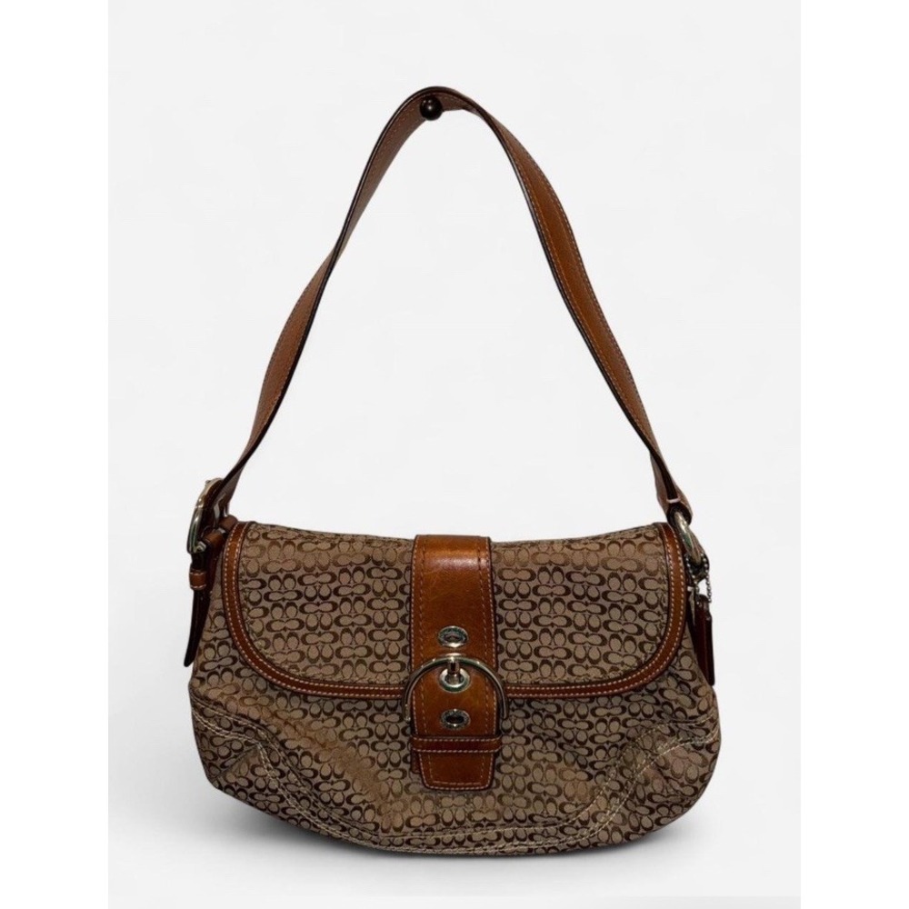 Vintage Coach SoHo Jacquard Shoulder Bag